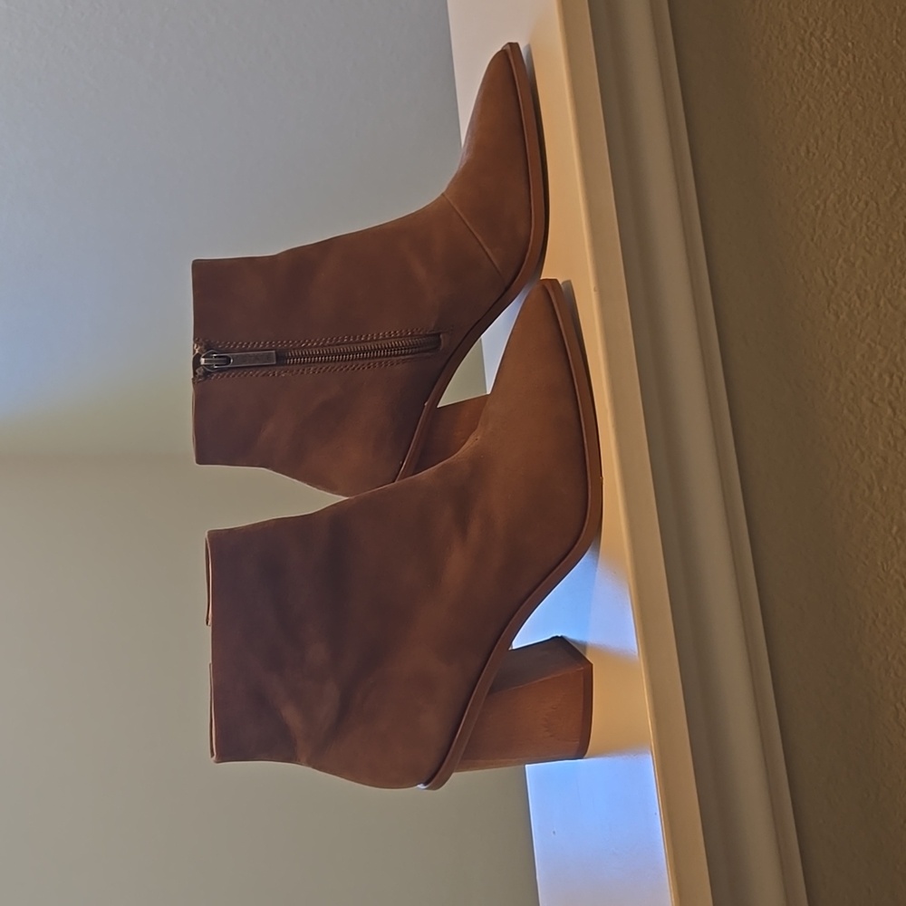 1. State Ankle Leather Booties